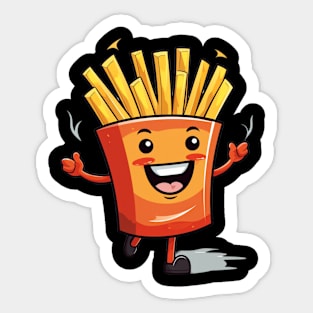 kawaii french fries T-Shirt cute  gilrl Sticker